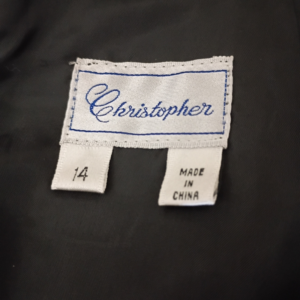 Christopher Black Velvet Pencil Skirt - Picture 6 of 6